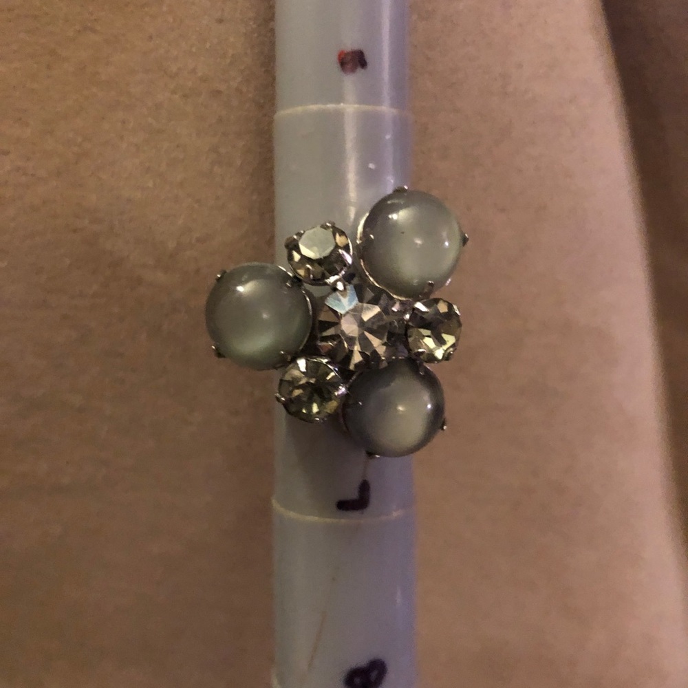 NWOT Handmade size 6 silver tone fashion ring.